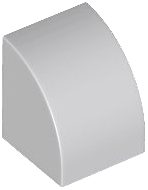 LEGO® onderdeel Dakpan Gebogen Licht Blauwachtig Grijs 7126