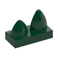 LEGO® los onderdeel Tegel Aangepast Donkergroen 15209