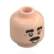 Plaatje in Gallery viewer laden, LEGO® los onderdeel Hoofd in kleur Lichte Noga 3626pb3846