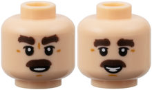 Plaatje in Gallery viewer laden, LEGO® los onderdeel Hoofd in kleur Lichte Noga 3626pb3846