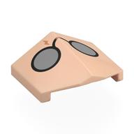 Plaatje in Gallery viewer laden, LEGO® Dakpan Gebogen met Motief Lichte Noga 1762pb002