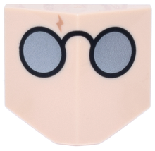Plaatje in Gallery viewer laden, LEGO® Dakpan Gebogen met Motief Lichte Noga 1762pb002