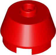LEGO® los onderdeel Kegel in kleur Rood 98100