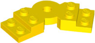 LEGO® los onderdeel Plaat Aangepast in kleur Geel 79846