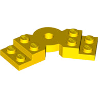 Plaatje in Gallery viewer laden, LEGO® los onderdeel Plaat Aangepast in kleur Geel 79846