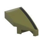 LEGO® los onderdeel Wig met Motief Olijfgroen 29119pb035