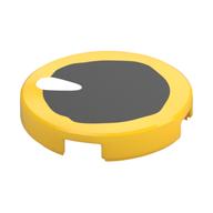 Plaatje in Gallery viewer laden, LEGO® los onderdeel Tegel Rond met Motief Geel 14769pb688