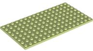 LEGO® los onderdeel Plaat Algemeen Geelachtig Groen 92438