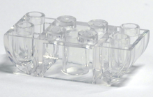 Plaatje in Gallery viewer laden, LEGO® onderdeel Dakpan Gebogen Omgekeerd Doorzichtig 5174