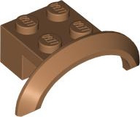 LEGO® los onderdeel Spatbord in kleur Medium Noga 98282