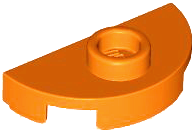 Plaatje in Gallery viewer laden, LEGO® los onderdeel Plaat Rond in kleur Oranje 1745