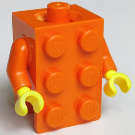 LEGO® los onderdeel Lijf in kleur Roodachtig Oranje 37191c10