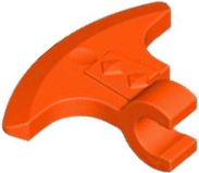 Plaatje in Gallery viewer laden, LEGO® los onderdeel Wapen in kleur Roodachtig Oranje 53454
