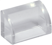 Plaatje in Gallery viewer laden, LEGO® los onderdeel Dakpan Gebogen in kleur Doorzichtig 7134