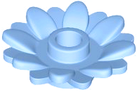 Plaatje in Gallery viewer laden, LEGO® los onderdeel Plant &amp; Struik Helder Lichtblauw 6901