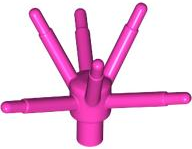 Plaatje in Gallery viewer laden, LEGO® los onderdeel Plant &amp; Struik Donker Roze 19119