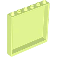 LEGO® los onderdeel Paneel in kleur Geelachtig Groen 59349