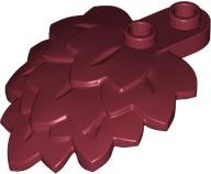 Plaatje in Gallery viewer laden, LEGO® los onderdeel Plant &amp; Struik in kleur Donkerrood 5058