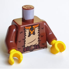 LEGO® Lijf met Motief Roodachtig Bruin 973pb6010c01
