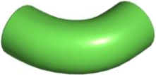 LEGO® los onderdeel Steen Rond in kleur Fel Groen 25214