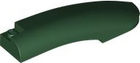 LEGO® los onderdeel Wig in kleur Donkergroen 77182