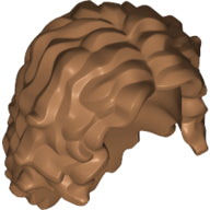 LEGO® los onderdeel Haar in kleur Medium Noga 20595