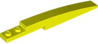 LEGO® los onderdeel Dakpan Gebogen in kleur Neon geel 85970