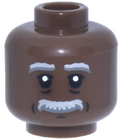 LEGO® los onderdeel Hoofd in kleur Omber 3626pb3832