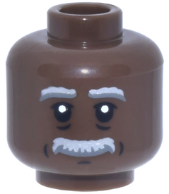 LEGO® los onderdeel Hoofd in kleur Omber 3626pb3832