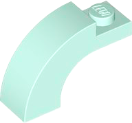 LEGO® los onderdeel Steen Boog in kleur Licht Aqua 5843