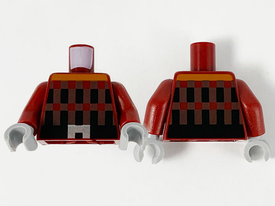 LEGO® los onderdeel Lijf met Motief Donkerrood 973pb3883c01