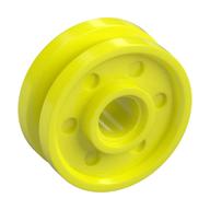 LEGO® los onderdeel Wiel in kleur Neon geel 13971