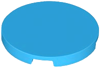 LEGO® los onderdeel Tegel Rond Donker Azuurblauw 67095