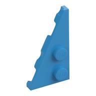Plaatje in Gallery viewer laden, LEGO® los onderdeel Wig Plaat Donker Azuurblauw 65429