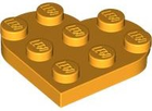 LEGO® los onderdeel Plaat Rond Helder Licht Oranje 39613