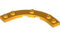 LEGO® los onderdeel Plaat Rond Helder Licht Oranje 80015