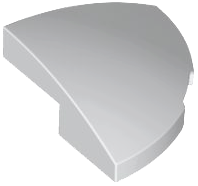 LEGO® onderdeel Dakpan Gebogen Licht Blauwachtig Grijs 5852