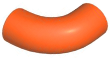 Plaatje in Gallery viewer laden, LEGO® los onderdeel Steen Rond Roodachtig Oranje 25214