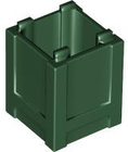 LEGO® los onderdeel Container in kleur Donkergroen 61780