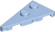 Plaatje in Gallery viewer laden, LEGO® los onderdeel Wig Plaat Helder Lichtblauw 65429