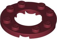 LEGO® los onderdeel Plaat Rond in kleur Donkerrood 11833