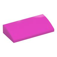 LEGO® los onderdeel Dakpan Gebogen Donker Roze 88930