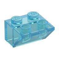 LEGO® onderdeel Dakpan Omgekeerd Doorzichtig Lichtblauw 7261