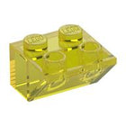 LEGO® los onderdeel Dakpan Omgekeerd Doorzichtig Geel 7261