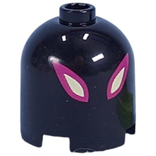 Plaatje in Gallery viewer laden, LEGO® los onderdeel Steen Rond met Motief Zwart 30151pb08