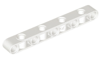 Plaatje in Gallery viewer laden, LEGO® los onderdeel Technische Hefbalk in kleur Wit 6612