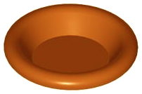 LEGO® los onderdeel Accessoire in kleur Donker Oranje 6256