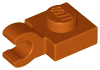 LEGO® los onderdeel Plaat Aangepast Donker Oranje 61252