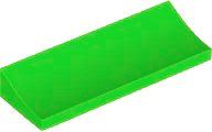 LEGO® los onderdeel Steen Boog in kleur Fel Groen 6806