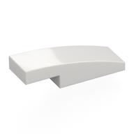 Plaatje in Gallery viewer laden, LEGO® los onderdeel Dakpan Gebogen in kleur Wit 7302
